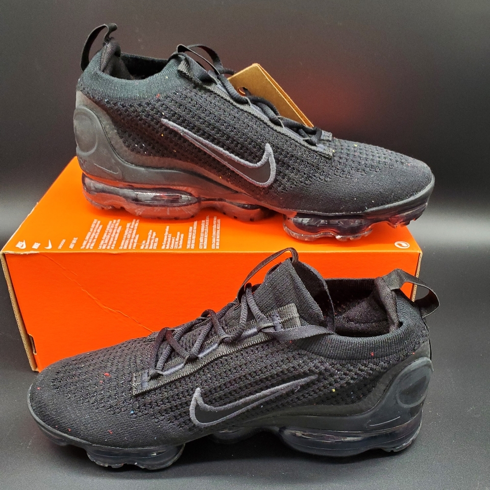 NIKE Air VaporMax 2021 Flyknit GS tripe black